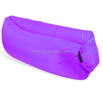 China Indoor Outdoor Inflatable Sofa Air Mattress Sun Couch Beach Sleeping Sun Sofa Bed Lazy Bed For Camp No.010B for sale