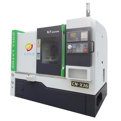 China Building Material Shops Chinese Oblique Bed CNC Turn 420Mm Small Precision Bench Lathe for sale