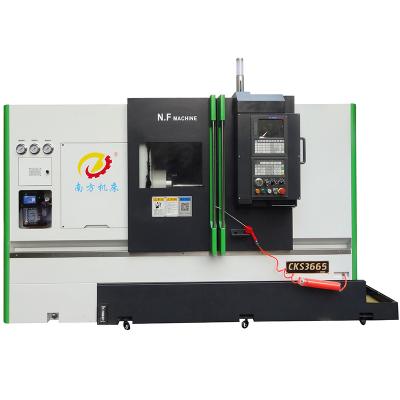 China Construction Material Stores CKS3665 CNC Slope Bed Lathe Mazak Multi Axis Automatic Lathe Machine for sale