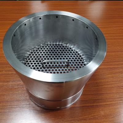 China Easily Assembled Stainless Steel Torch Fire Pit Log Wood Brazier for sale