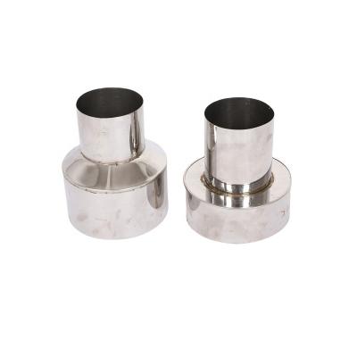 China Modern Single Wall Stainless Steel Flue System For Wood Burning Chimney Multi-Fuel Stove-Chimney Adapter for sale