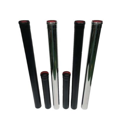 China Hotel Pellet Stove Chimney Pipe 1000mm / 300mm Vent Pipe for sale