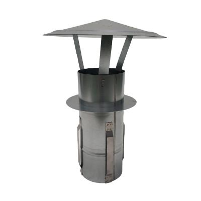 China Modern Vertical Rain Cap Chimney Hood Galvanized Flue Cover for sale