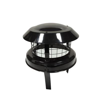 China Modern De Vielle Chimney Hood / Chimney Cap / Chimney Cover - Powder Coated Black for sale