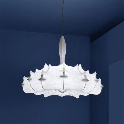 China Nordic Modern Pendant Lights Post Modern Silk Hanglamp For Living Room Bedroom Dining Room Home Decor Lighting Fixture E27 Trace Hanging Lamp for sale