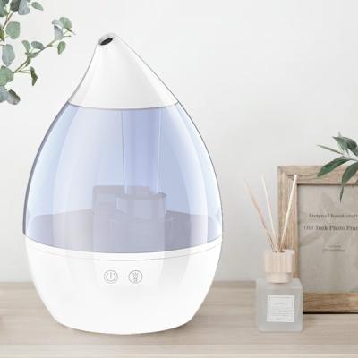 China Household RUNAL 2.8L One Touch Tuya WiFi Smart Tear Drop Cool Mist 3L Ultrasonic Air Humidifiers In Water Drop Shape With 7 Colors for sale