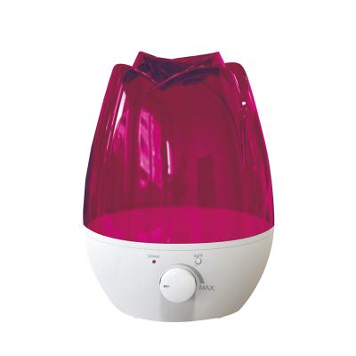 China Table Top 4L Outdoor Red Mechanical Electric Scent Ultrasonic Air Humidifier with UV for sale