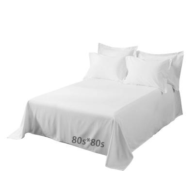 China Nondisposable Bedding Set Bed Sheets Hotel Linen Bed Sheet For Hotel for sale