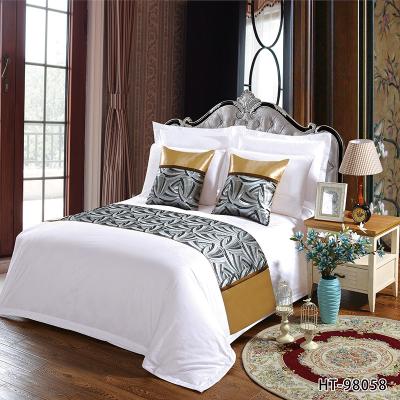 China Nondisposable Bed Sashes and Runner Set, Elegant Decorative Throw and Bed Runner for Hotel for sale