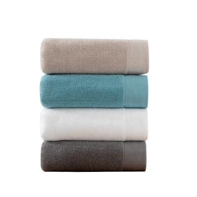 China Sustainable Luxury Bath Towel Terry Towel Set for sale