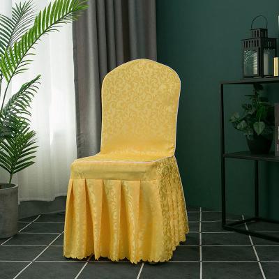 China Single Cover Chairs Spandex Hotel Dinner Wedding Chair Covers for sale