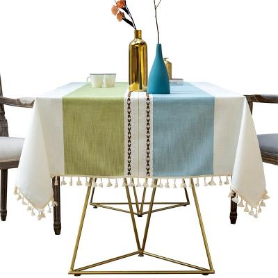 China Waterproof tablecloth polyester fabric rectangular tablecloth for sale