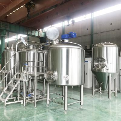 China Brewpub or micro brewhouse 200L 300L 500L 1000L restaurant beer brewery restaurant beer brewing equipment by batch craft beer brewhouse system for sale