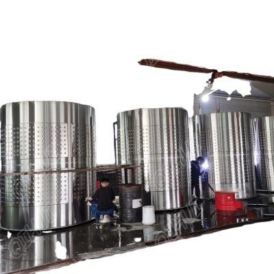 China Restaurants 5HL 10HL 20HL 30HL 50HL 100HL Red Fruit Cider Winery Tank for sale