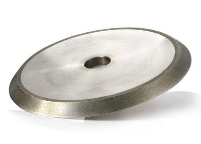 China 1V1 Electroplated Diamond Grinding Wheels 30 / 45 / 60 Degree Angle Available for sale