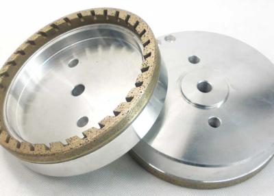 China Metal Bond Glass Grinding Wheels , Internal Half Segmented Diamond Grinding Disk for sale