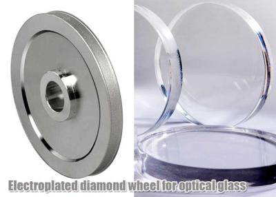 China Electroplated Glass Grinding Wheels , Optical Glass Edging Use Abrasive Grinding Disc for sale