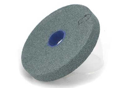 China Plain Shape Green Silicon Carbide Grinding Wheel For Hard Carbide / Glass / Gem for sale