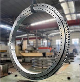 China Draaiplaat Grote draairing met drie rij rollen met gegoten aluminiumalloy kooi Te koop