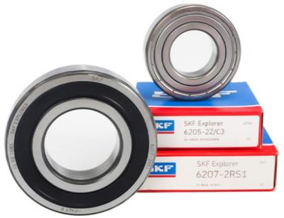 China 6207 2RS1 SKF Deep Groove Ball Bearing Brass Cage Type For Heavy Duty for sale