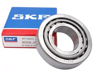 China 17.5mm Width SKF 30206 Bearing Steel Tapered Roller Bearings for Industrial Applications for sale