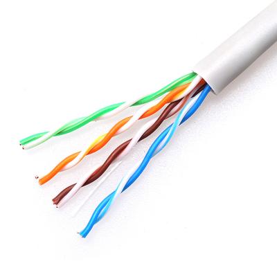 China Cat5e U/UTP Network Cable 305M 24AWG 0.48mm Since Passed Fluke Copper Test Channel 100M Perm. UTP Lan Cable IP Camera POE Cat5e UTP 048Because GY Link Cable for sale