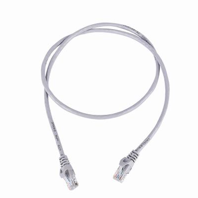 China Cat5e UTP Patch Cord 26AWG Since Stranded OFC Copper RJ45 8P8C 100Mbps Network Patch Cable Run Cat5e UTP High Speed ​​Patch 1M PVC Cat5e UTP Test 1M Gray Fluke for sale