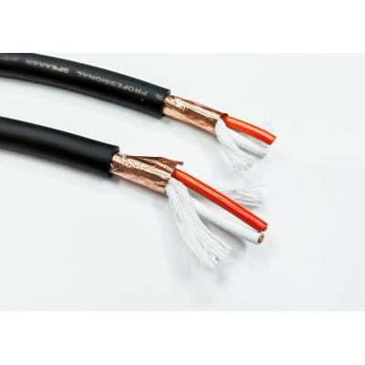 China Flexible Professional Audio Wire 2core 1.5mm Loudspeaker Flexible Professional Audio Wire 16AWG Performance 16AWG Black Copper Flexible Speaker Wire Wire 100m for sale