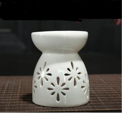 China Scented Creative Cavity Censer Aromatherapy Lamp Ceramic Candle Decoration for sale