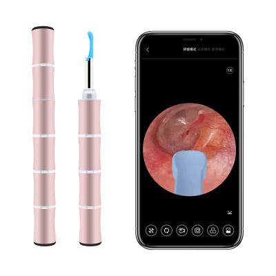 China Sustainable Ear Wax Removal Usb App Tuya Ear Aspirator Visual Electric Ear Cleaning for sale