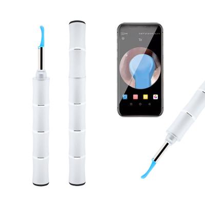 China Viable Tuya App With Camera Silicone Ear Wax Removal Tool Ear Picker Soft Safe Ear Cleaning for sale