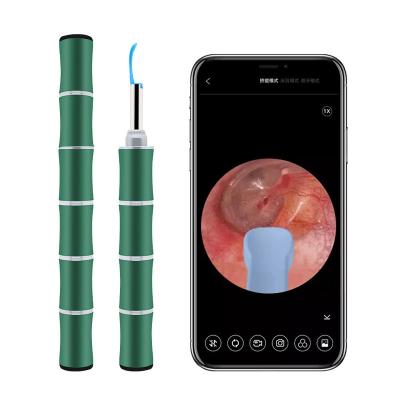 China Tuya App IOS Android IOS Endoscope Ear Cleaner Smart Visual Ear Ear Cleaner Wireless 45mins Ear Cleaner With 5mp Hd Camera for sale