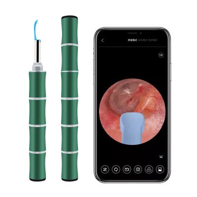 China 45mins Mini Wireless Smart Ear Camera Wifi Endoscope Otoscope Cleaning Visual Earwax Remover Kit for sale