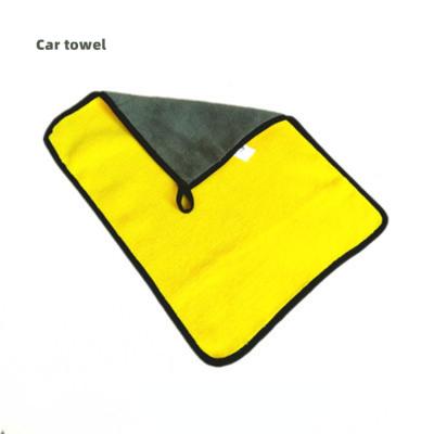 China QUICK DRY high quality double-sided coral velvet sharpening thickened towel car wash station towels do not hurt the car for sale