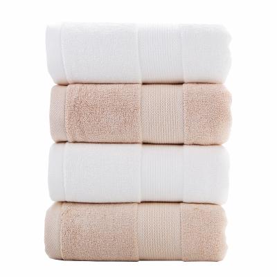 China Wholesale QUICK DRY bamboo towel fiber 90*180cm thick hotel bath towel can be determined LOGO for sale