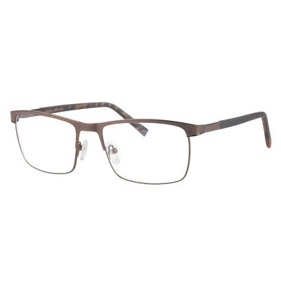 China New Style Optical Glass Metal Stainless Steel Men Frame 94117 Optical Frame for sale