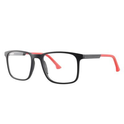 China FA04-05 Optical Frames Red Plastic Flexible Black Light Eyewear tr90 Frame for sale