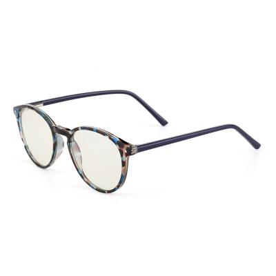 China Blue Light Blocking Glasses 18014 Unisex Blue Light Anti Computer Round Glasses for sale