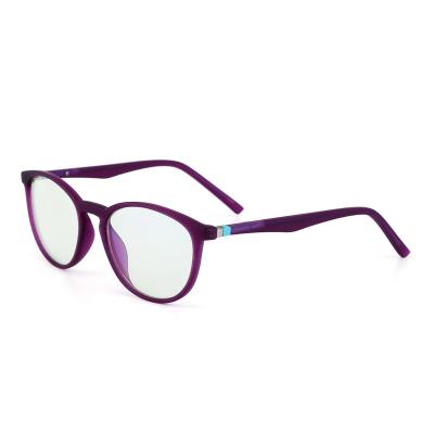 China Blue light blocking unisex custom injection purple glass cp 18029 blue light blocking glasses for sale