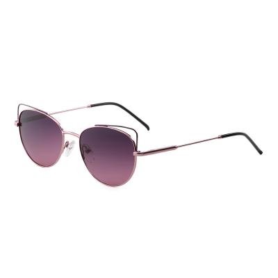 China Wholesale Fashion Sunglasses 97105S Designer Metal Frame Cat Eye Women Sunglasses for sale