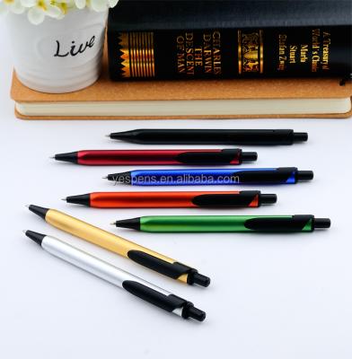 China Promotional Pen Customized Custom Logo Gifts Metal Barrel Gel Ball Pen Aluminum Metal Pen for sale