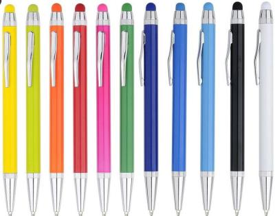 China Promotional Pen Custom Logo Branded Company Name Metal Stylus Pen Free Sample for sale