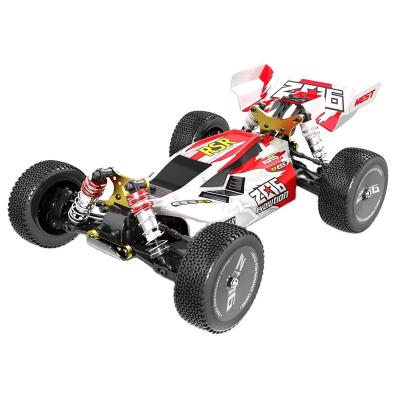 China 1:14 2.4GHz 4WD Alloy 60km/h Radio Car Buggy High Speed ​​Electric Off-Road Vehicle 550 144001 Carbon Brush Magnet Strong Motor WLToys Toys For Kids for sale