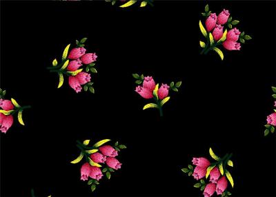 China Printed Flower Patterned Velvet Fabric Lightweight Thick Velvet Fabric for sale