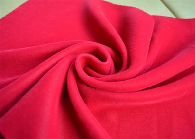 China Garment Plain Micro Velvet Fabric Decorator Rose Red OEM Accept for sale