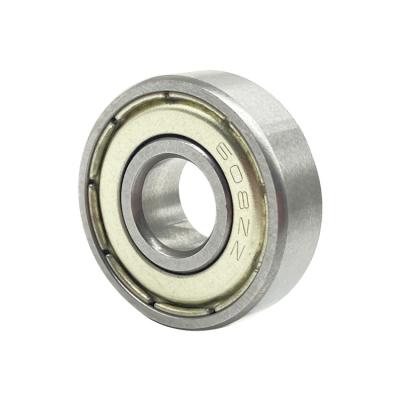 China Building Material Stores Miniature Bearing 608 zz rs 8*22*7mm Conductive Miniature Ball Electrically Swivel Ring Bearing for sale