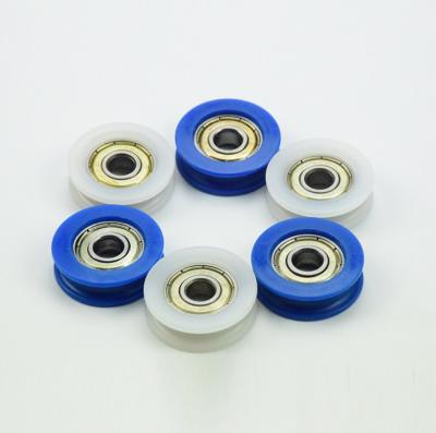 China New Arrived Rubber Coated Plastic Roller Bearings Hotels Ball Bearing For Shower Door Roller Bearings for sale