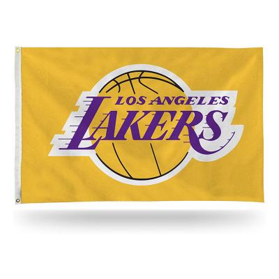 China Healthcare Institute Custom Wholesale NBA Los Angeles Lakers Basketball Tournament Banner 3x5ft All Team Banners for sale