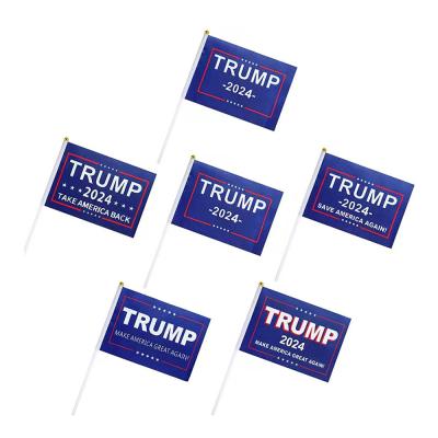 China Custom Healthcare Institutes Trump Flag 2024 Factory Digital Printing I'll Be Back Trump Won Flags for sale