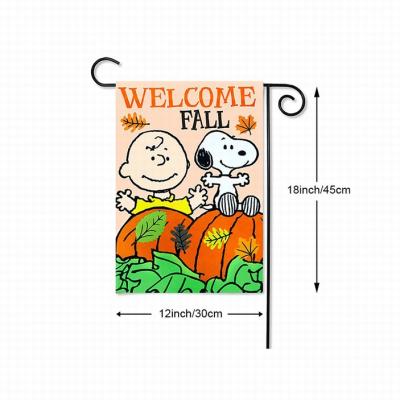 China Health Care Institutes Wholesale Hot Selling 100% Fast Delivery Polyester Sublimation Blank Drop Garden Flags for sale